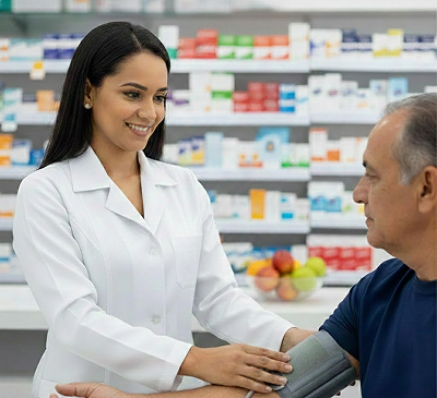 Aferindo pressão arterial